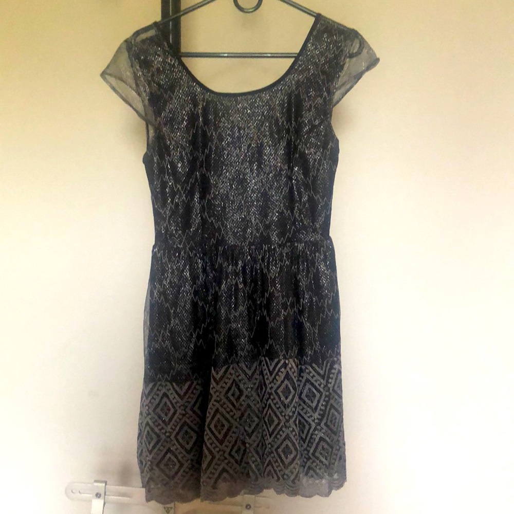 UO pins & needles shimmery dress